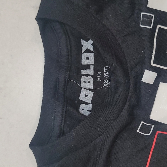 ROBLOX XS (6/7) boys new tee shirt black white and red. - Picture 3 of 3